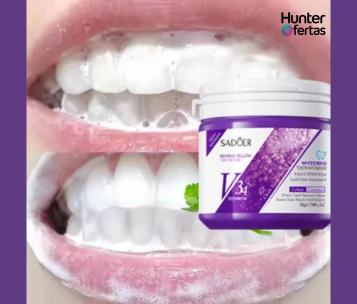 ✨ Polvo Blanqueador de Dientes SADOER V34 – Sonríe con seguridad y frescura ✨