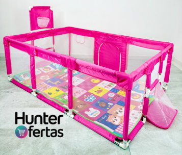 CORRAL DE JUEGOS 180X120 CON TAPETE