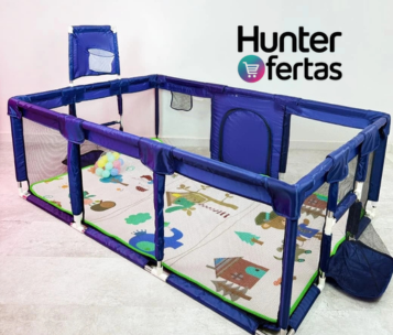CORRAL DE JUEGOS 180X120 CON TAPETE
