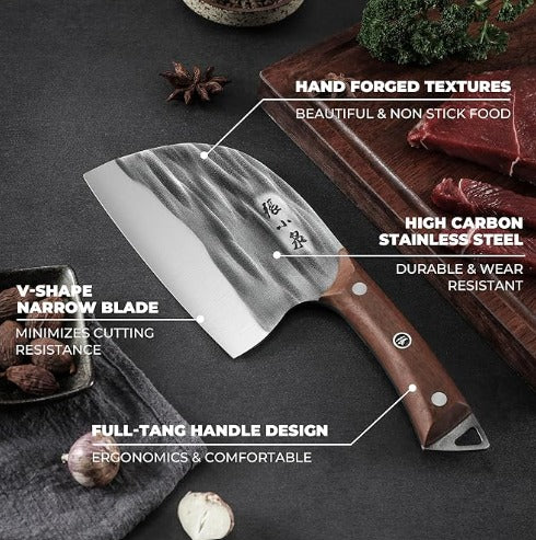 🔪 Cuchillo Profesional Tazaki – Potencia, Precisión y Estilo Japonés