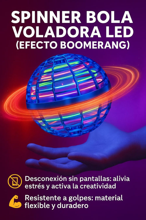 JUGUETE SPINNER BOLA VOLADORA