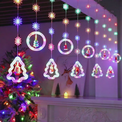 Luces Navideñas Estrella y Árbol Figuras